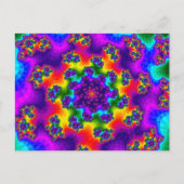 Rainbow Floral Sprinkles Briefkaart (Voorkant)