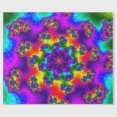 Rainbow Floral Sprinkles Cadeaupapier (Vlak)