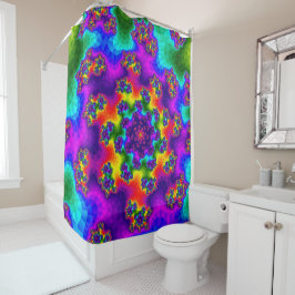 Rainbow Floral Sprinkles Douchegordijn