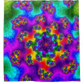 Rainbow Floral Sprinkles Douchegordijn (Voorkant)