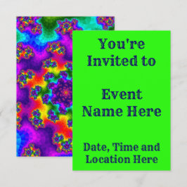 Rainbow Floral Sprinkles Kaart