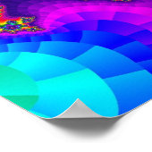 Rainbow Floral Sprinkles Poster (Hoek)