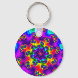 Rainbow Floral Sprinkles Sleutelhanger