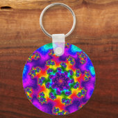 Rainbow Floral Sprinkles Sleutelhanger (Voorkant)