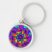Rainbow Floral Sprinkles Sleutelhanger (Voorkant)