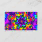 Rainbow Floral Sprinkles Visitekaartje (Voorkant)