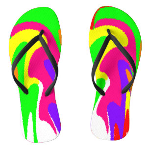 "Rainbow Floral" Teenslippers