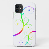 Rainbow Flourish Case-Mate iPhone Case (Achterkant)