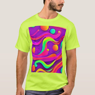 Rainbow Flow: Abstract plezier T-shirt