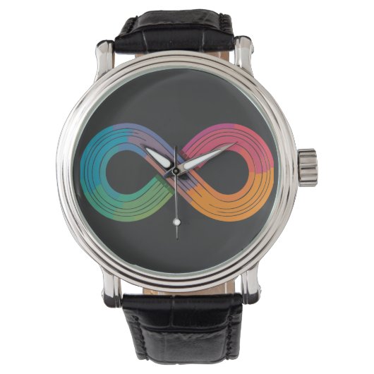 Rainbow Flow Horloge (Voorkant)