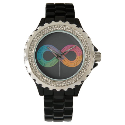 Rainbow Flow Horloge (Voorkant)
