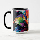 Rainbow Flower Coffee Mok (Links)