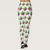 Rainbow Flower Leggings (Achterkant)