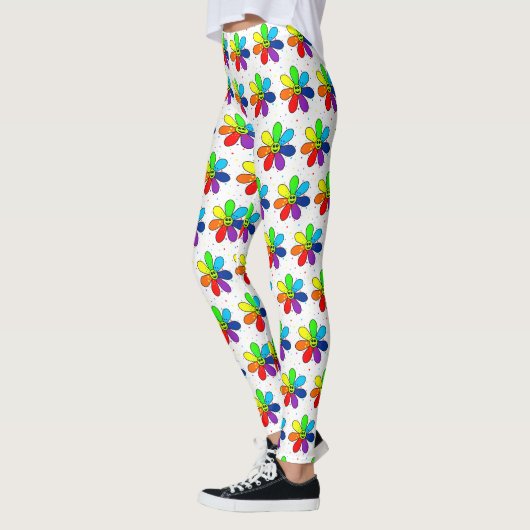 Rainbow Flower Leggings (Links)