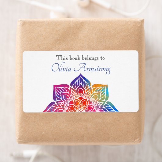 Rainbow Flower Mandala Book behoort tot Etiket (Insitu)
