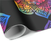 Rainbow Flower Mandala Cadeaupapier (Rol Hoek)