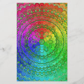Rainbow Flower Mandala Flyer (Voorkant)