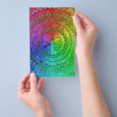 Rainbow Flower Mandala Flyer (Hand)