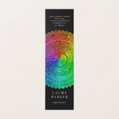 Rainbow Flower Mandala Visitekaartje (Buitenkant ongevouwen)