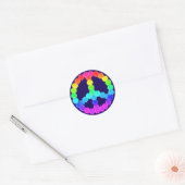 Rainbow Flower Peace Sign Sticker (Envelop)