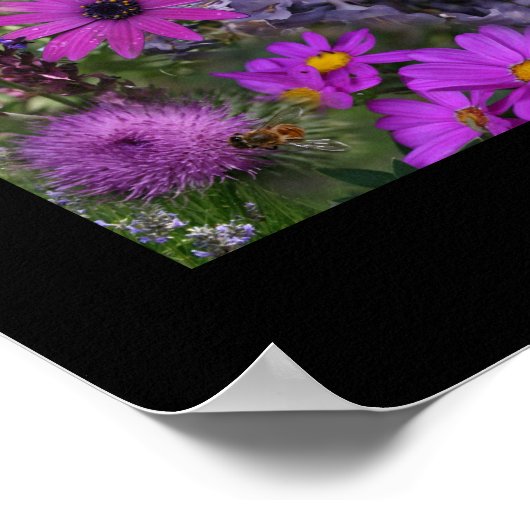Rainbow Flower Photo Collage Poster (Hoek)