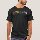 Rainbow Flower Power gift T-shirt (Voorkant)