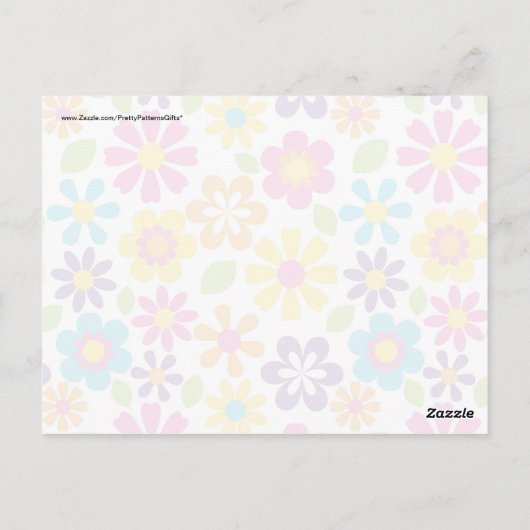 Rainbow Flower Power Hippie Retro Tiener cadeaus Briefkaart (Achterkant)