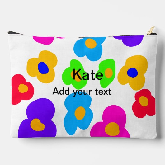 Rainbow flower pride liefde voeg naam tekst labtq etui (Achterkant)