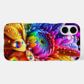 Rainbow Flower Telefoonhoes Case-Mate iPhone Case (Achterkant (horizontaal))