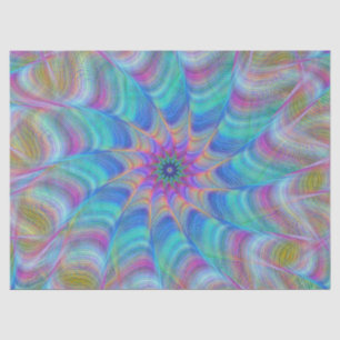 Rainbow Flower tissue papier