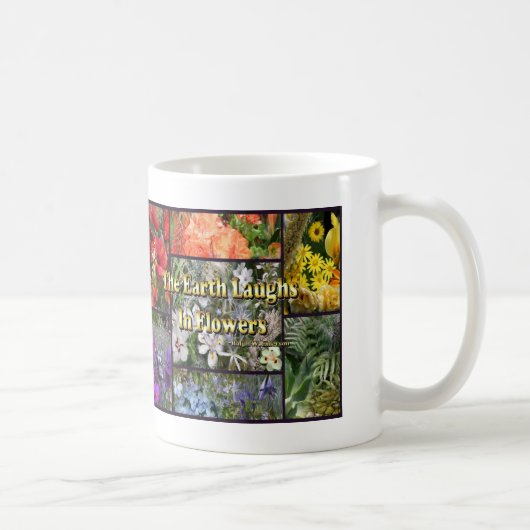 Rainbow Flowers - Earth Laughs van Emerson Koffiemok (Rechts)