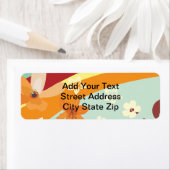 Rainbow Flowers Etiket (Insitu)