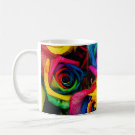 Rainbow Flowers Koffiemok