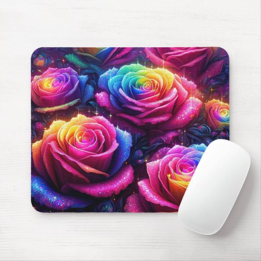 Rainbow Flowers Muismat (Met muis)