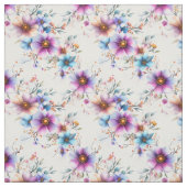 Rainbow Flowers Stof (Swatch)