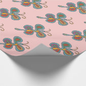 Rainbow Flutterfly Cadeaupapier (Hoek)