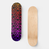 Rainbow Foam Black Persoonlijk Skateboard (Voorkant)