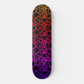 Rainbow Foam Black Persoonlijk Skateboard (Voorkant)