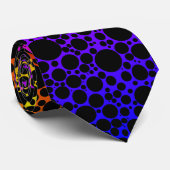 Rainbow Foam Black Stropdas (Opgerold)