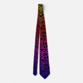 Rainbow Foam Black Stropdas (Achterkant)