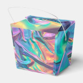 Rainbow Folie Look Bedankdoosjes (Achterkant)