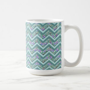 Rainbow Folie ZigZag Pattern Koffiemok