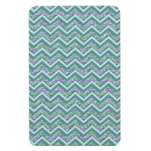 Rainbow Folie ZigZag Pattern Magneet