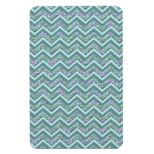 Rainbow Folie ZigZag Pattern Magneet (Verticaal)