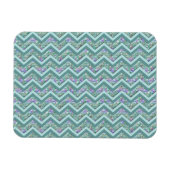 Rainbow Folie ZigZag Pattern Magneet (Horizontaal)
