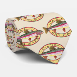 Rainbow-forel voor vangst en vrijgave Vist voor he Stropdas