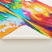 Rainbow Forest Sunset Dreams Sherpa Deken (3/4)