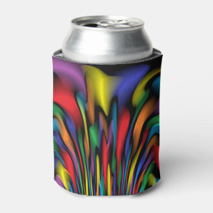 Rainbow Fountain Can of Bottle Cooler