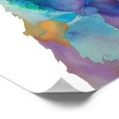 Rainbow fox poster (Hoek)