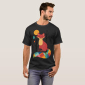 Rainbow Fox T-shirt (Voorkant volledig)